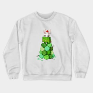 Bunny Christmas Tree Crewneck Sweatshirt